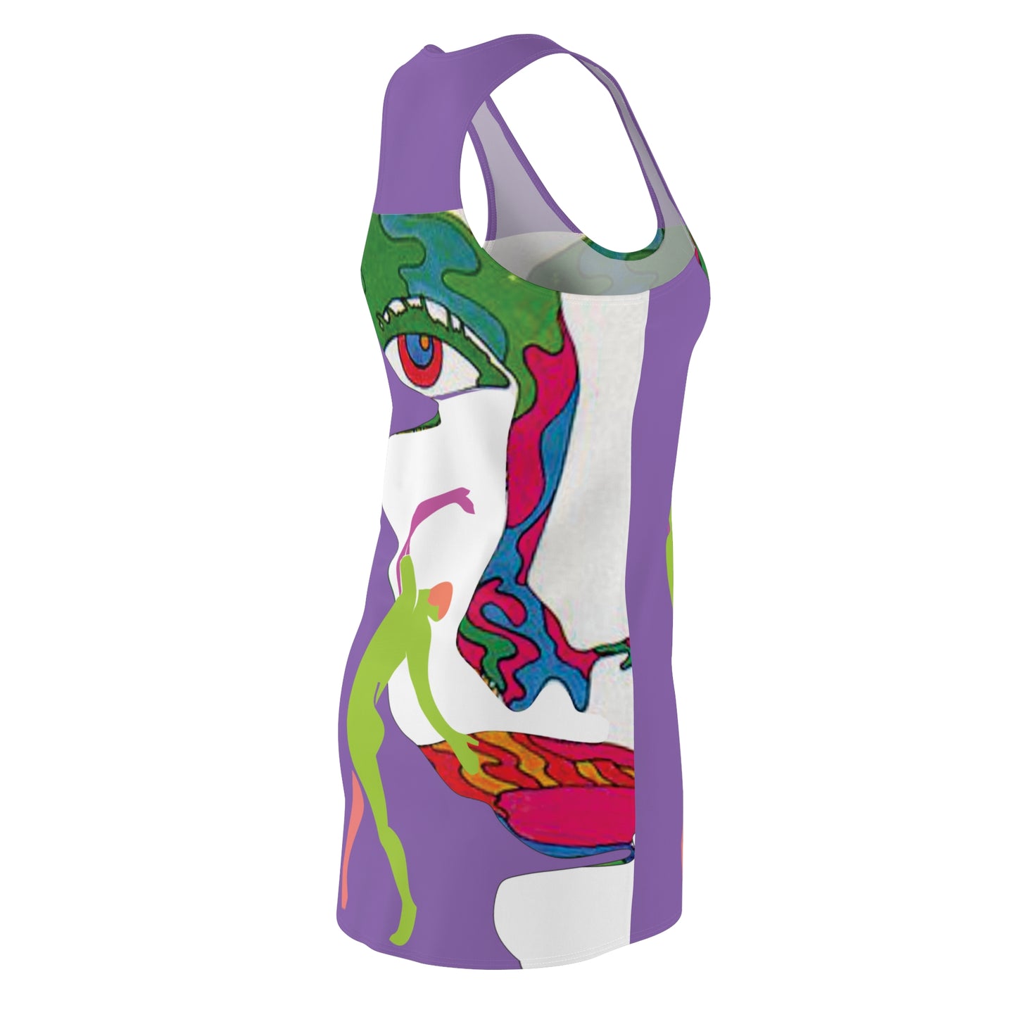 Women's POP ART Cut & Sew Racerback Dress (AOP)