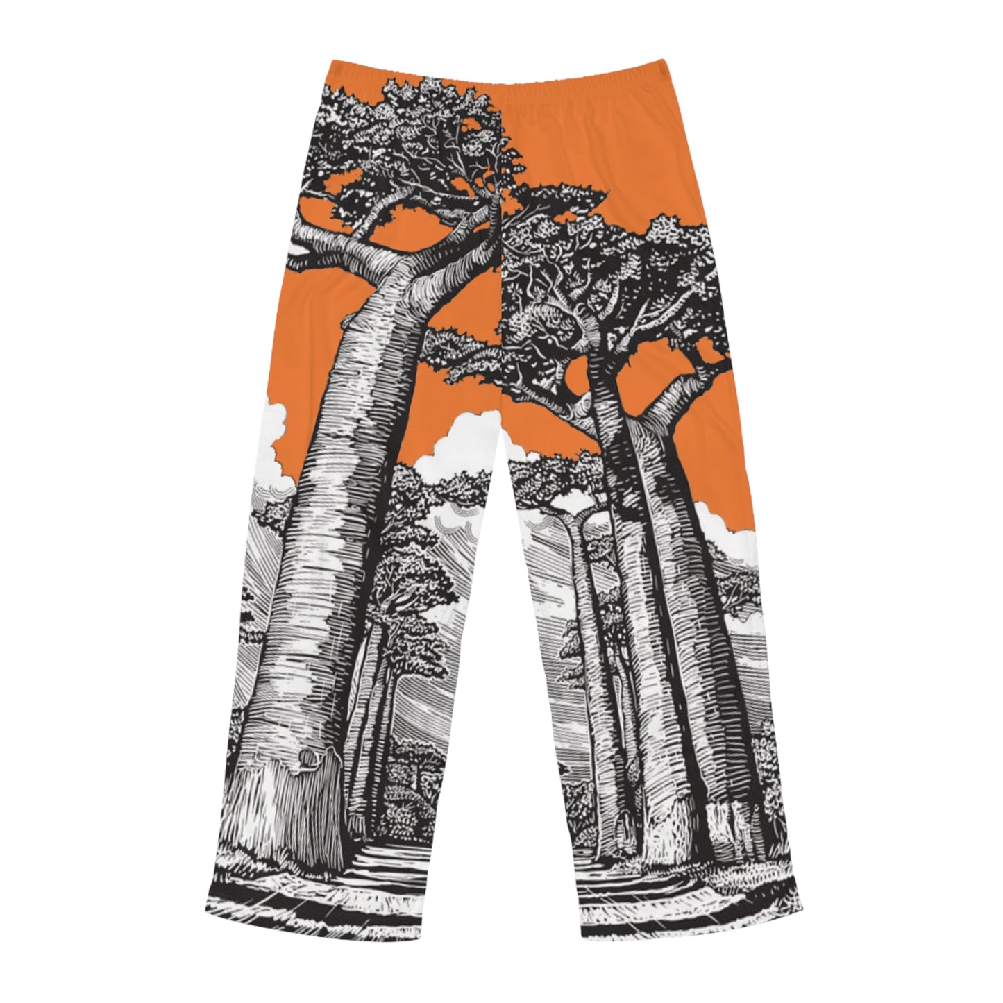 SOLSTICE Baobab orange Men's Pajama Pants (AOP)