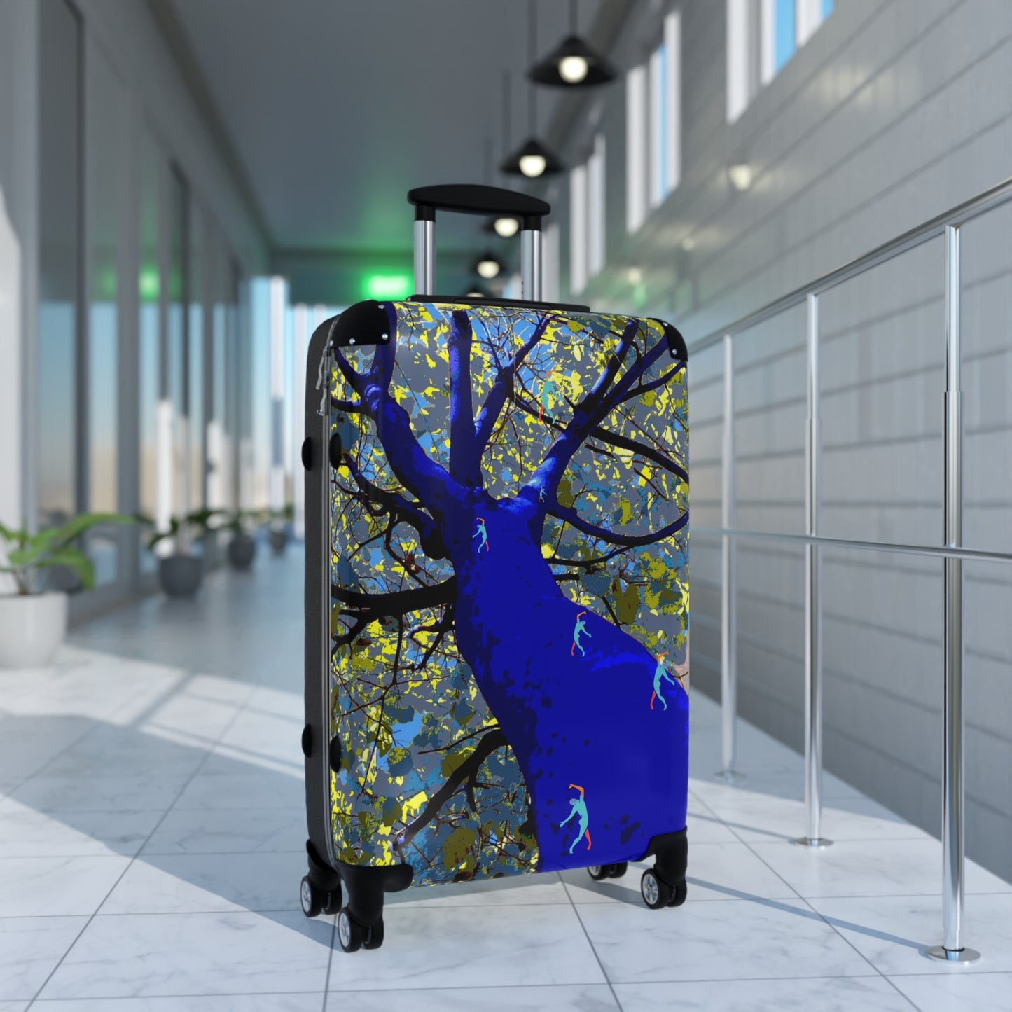 SOLSTICE BlueTree with dancers Suitcase