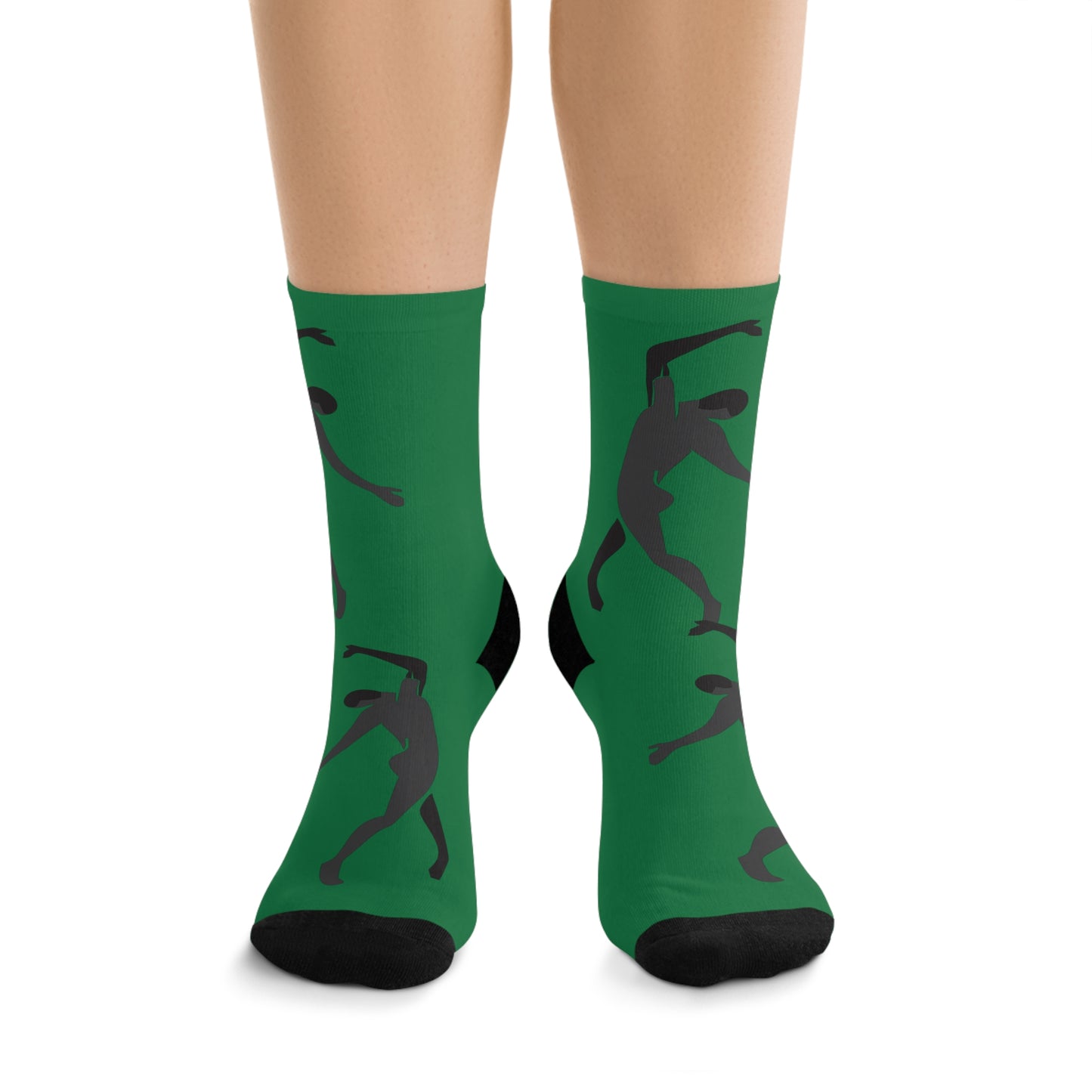 Recycled SOLSTICE Dancer green Poly Socks