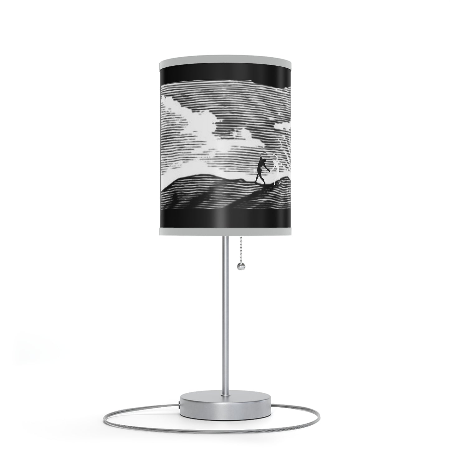 Solstice Engraved Sunrise Lamp on a Stand, US|CA plug