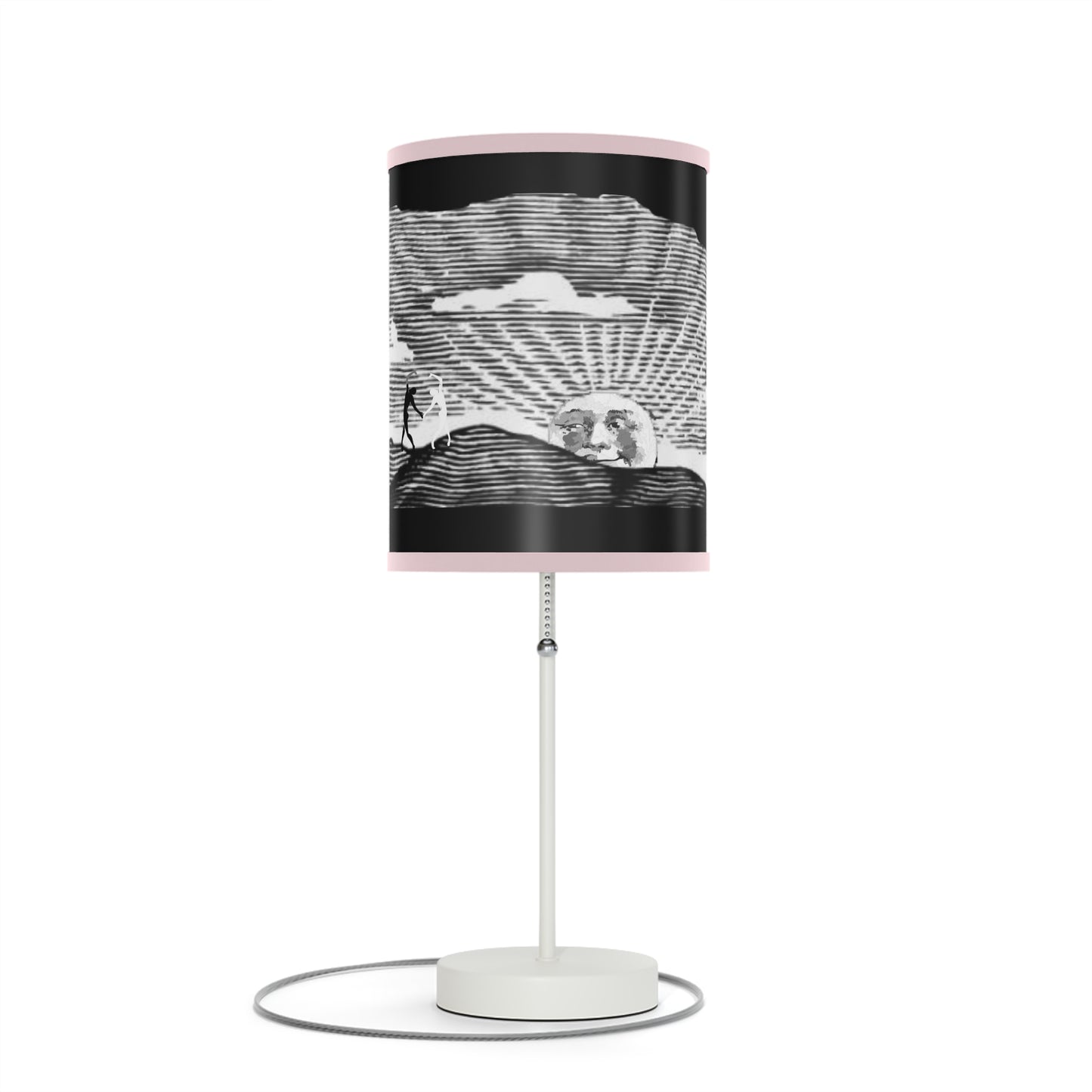 Solstice Engraved Sunrise Lamp on a Stand, US|CA plug