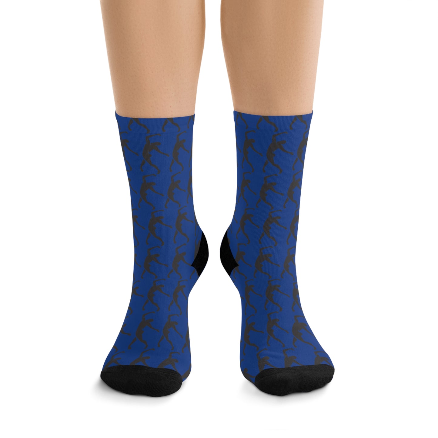 Recycled SOLSTICE Blue PolyCotton Socks
