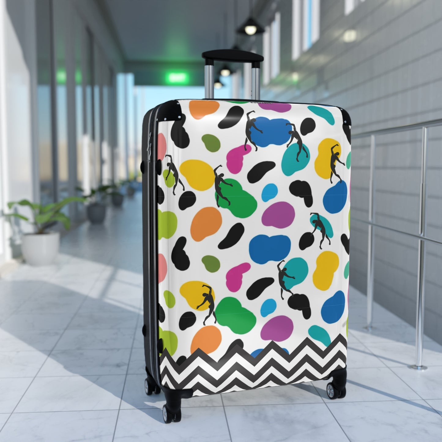 SOLSTICE Animal print Matisse dancers Suitcase