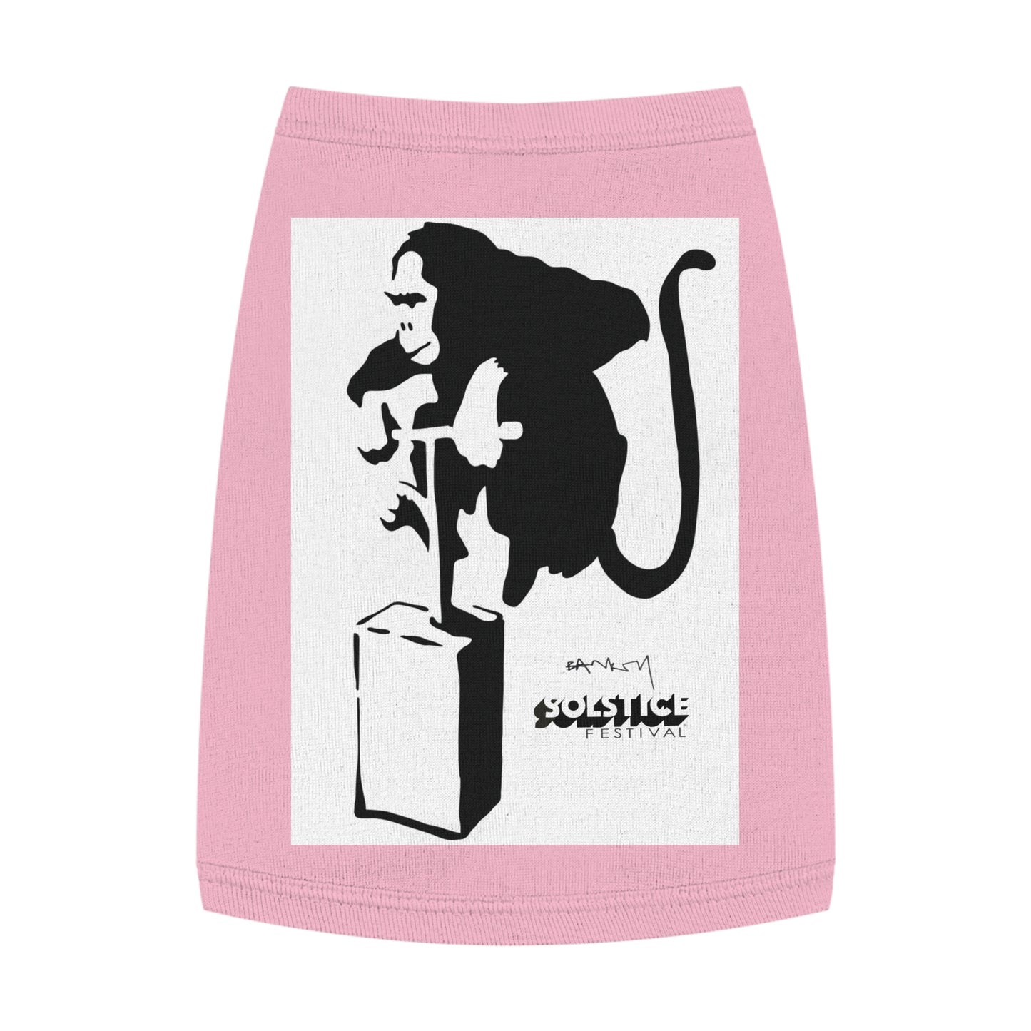 BANSKI MONKEI explode SOLSTICE FESTIVAL Pet Tank Top