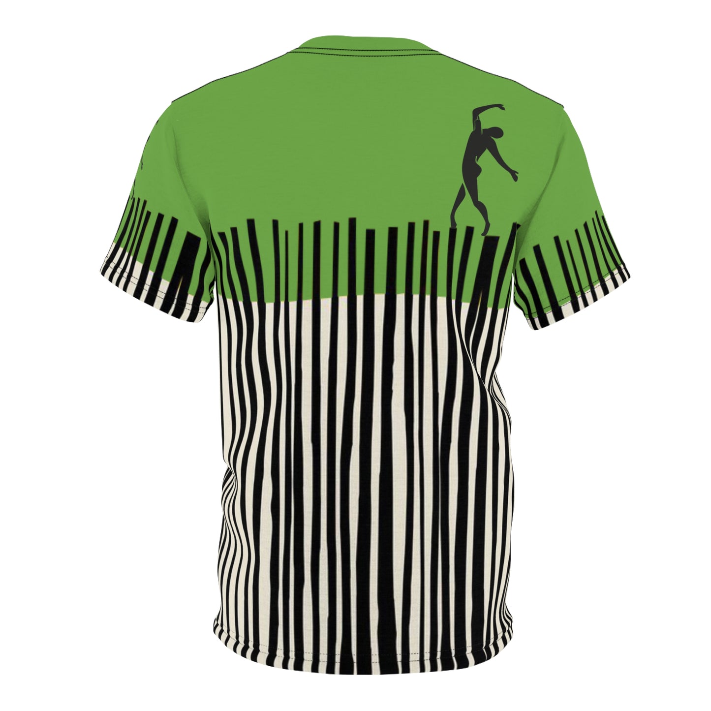 SOLSTICE Bamboo green Unisex Cut & Sew Tee (AOP)