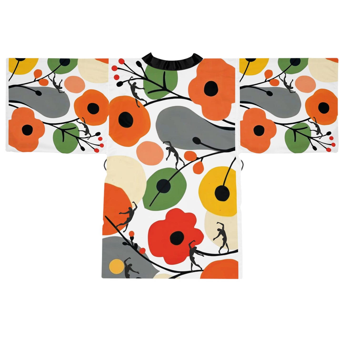 Long Sleeve SOLSTICE FLOWERS Kimono Robe (AOP)
