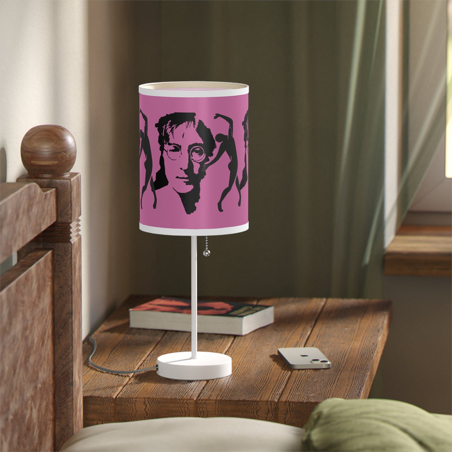Lamp on a Stand, Pink LENON US|CA plug