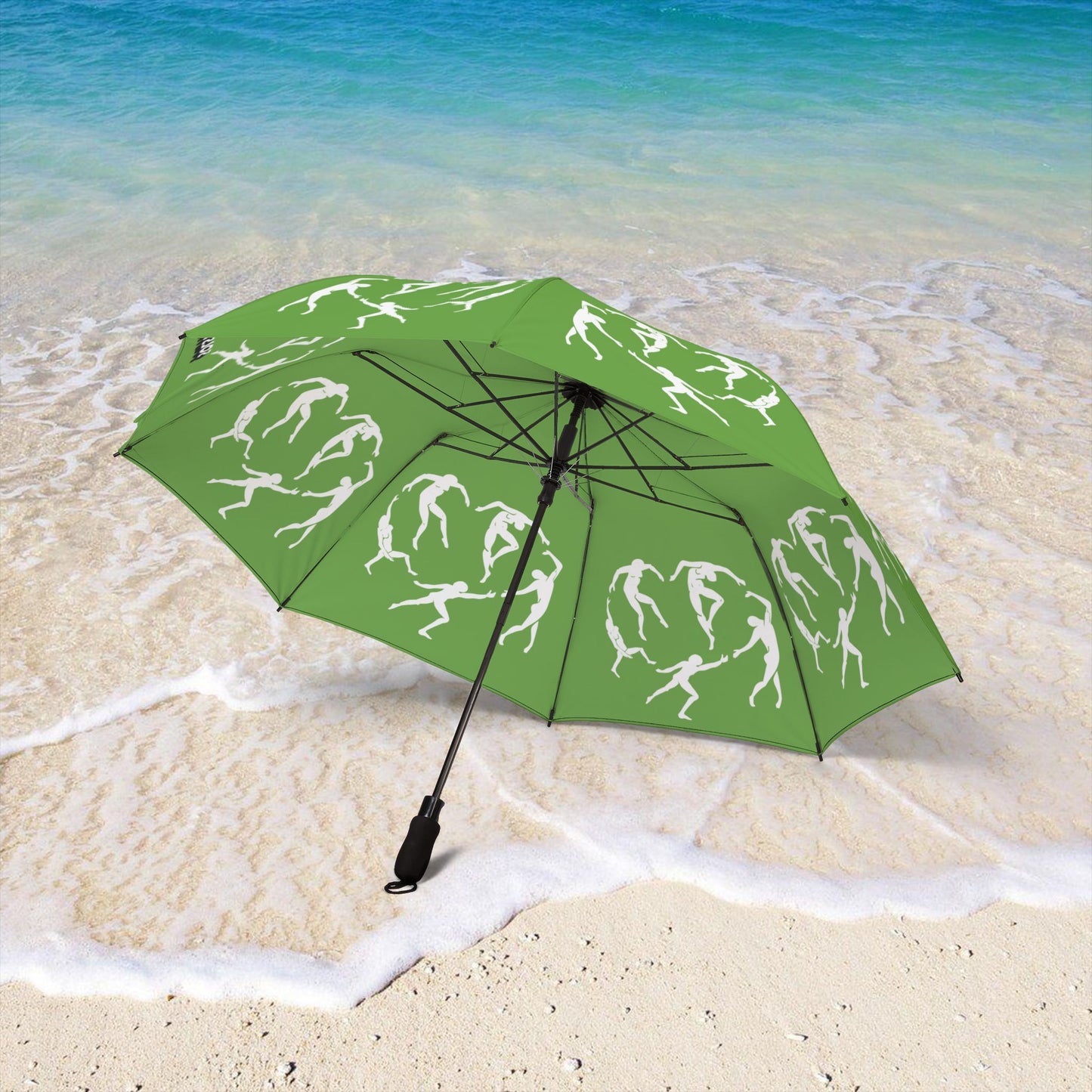 GREEN SOLSTICE DANCE Semi-Automatic Foldable Umbrella
