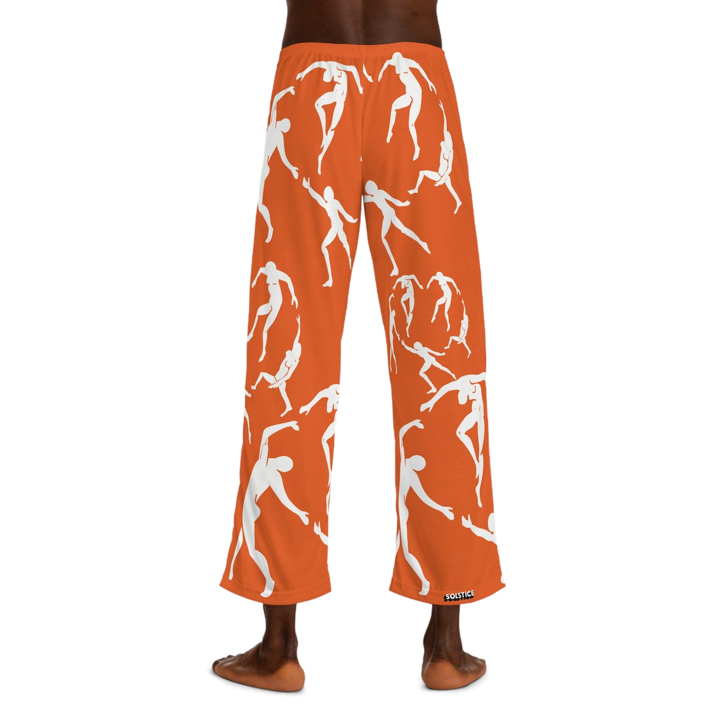 SOLSTICE Matisse Men's orange Pajama Pants (AOP)