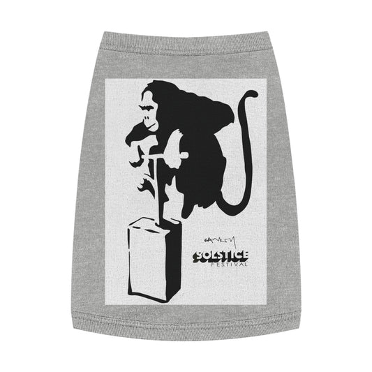 BANSKI MONKEI explode SOLSTICE FESTIVAL Pet Tank Top