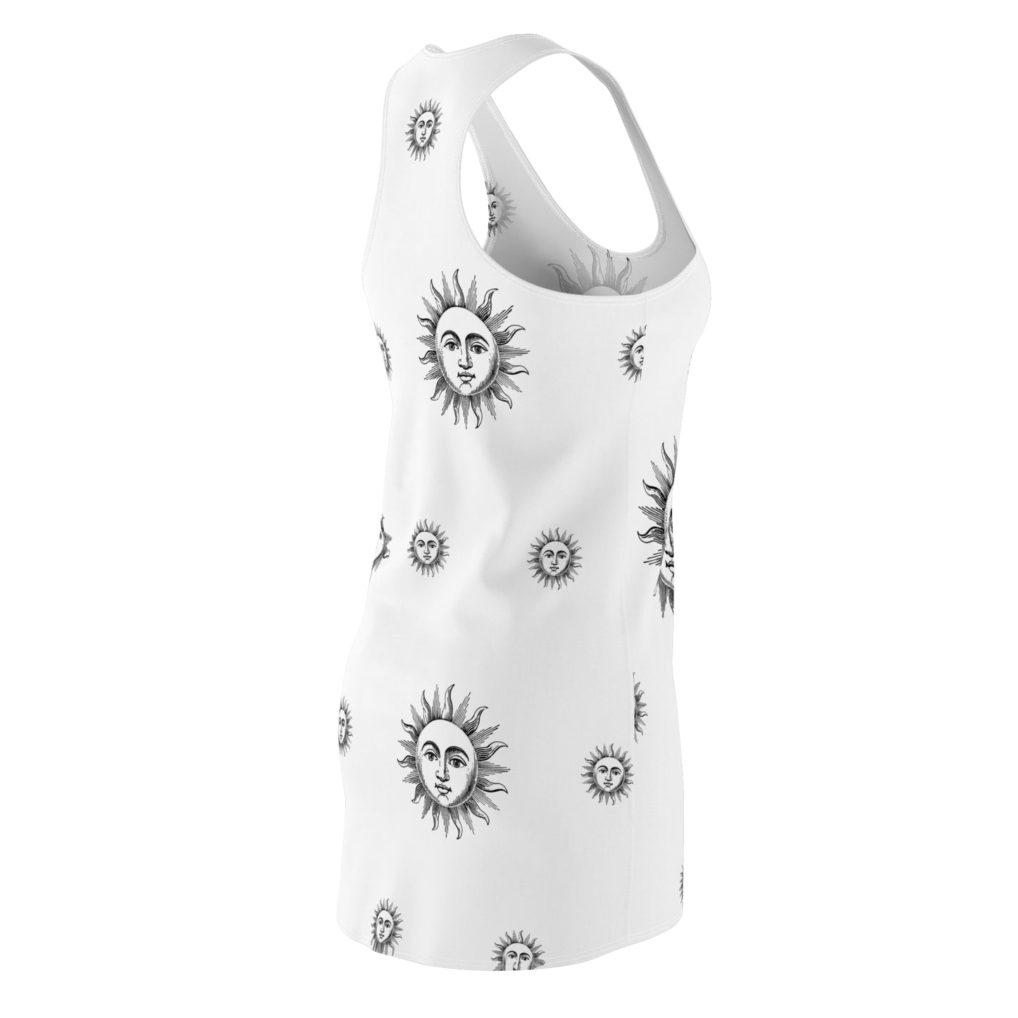 Women's Solstice Sun W Cut & Sew Racerback Dress (AOP)