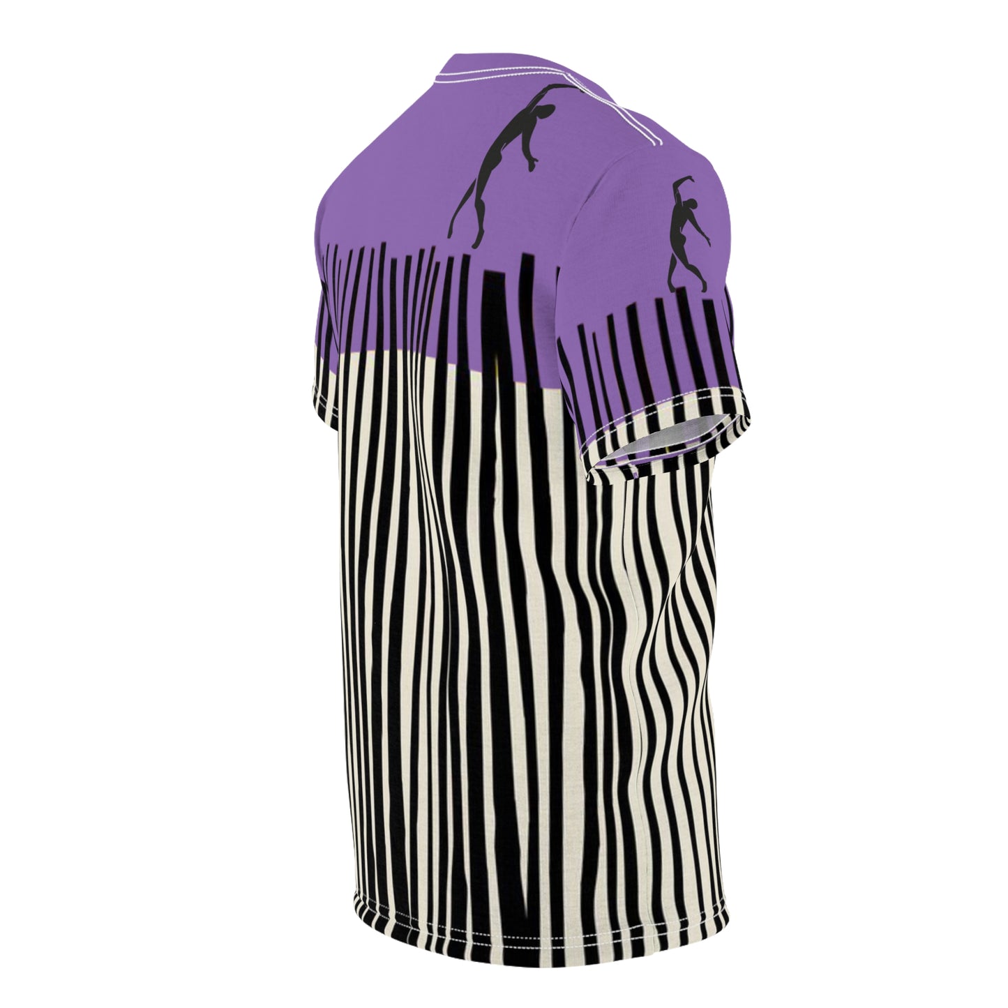 SOLSTICE Bamboo Unisex light purple Cut & Sew Tee (AOP)