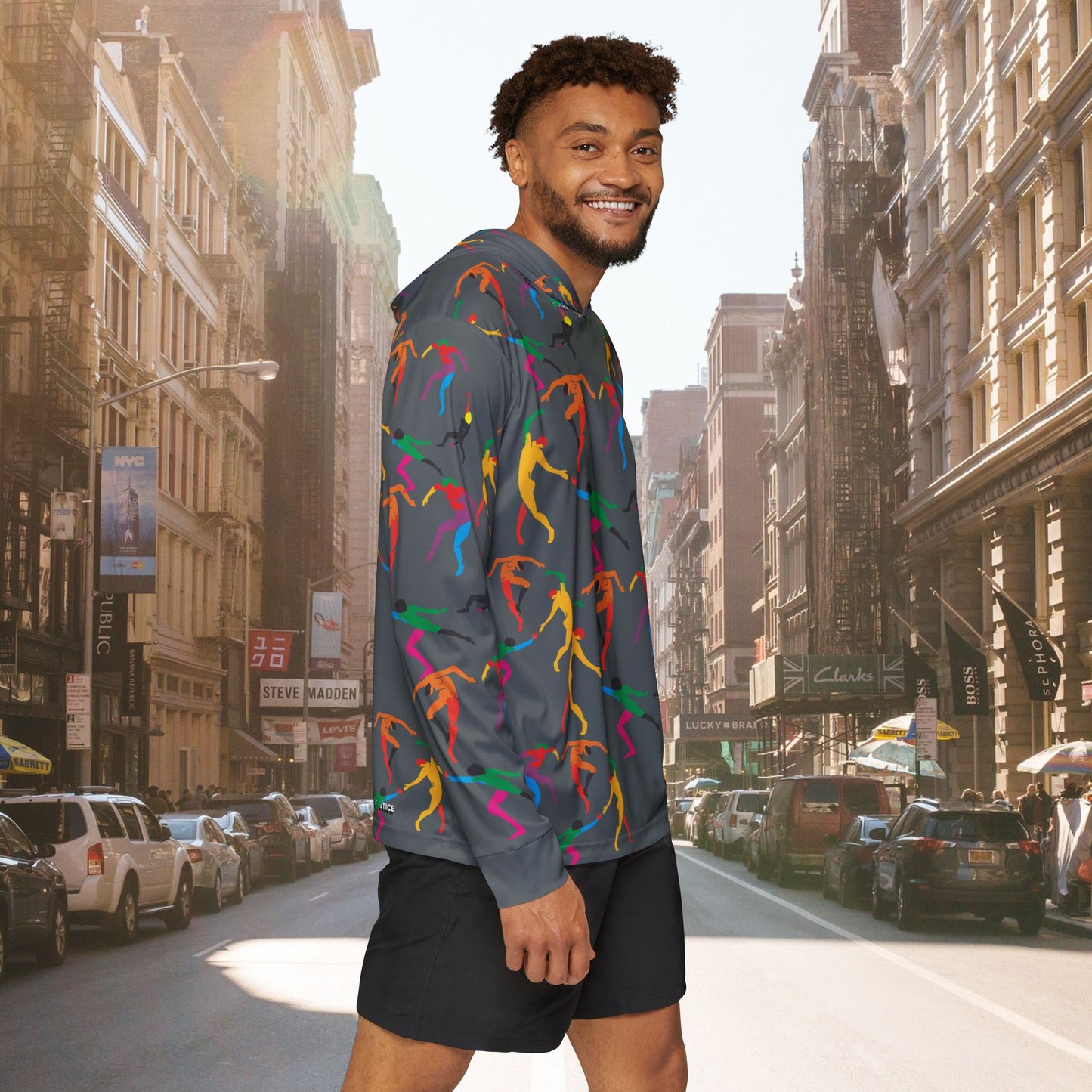Men's SOLSTICE DANCE Sports white Warmup Hoodie (AOP) gray