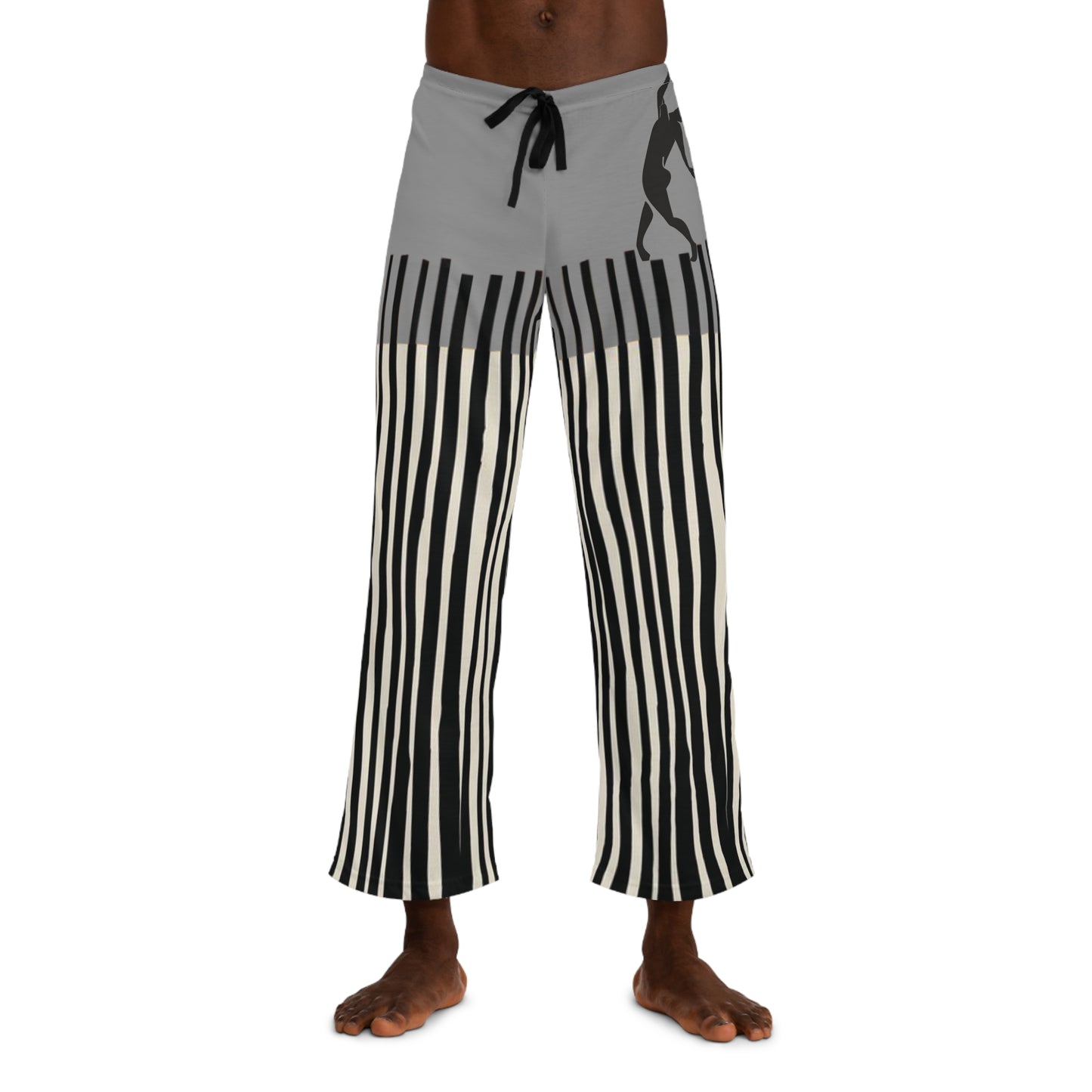 SOLSTICE Bamboo Men's Pajama Grey Pants (AOP)