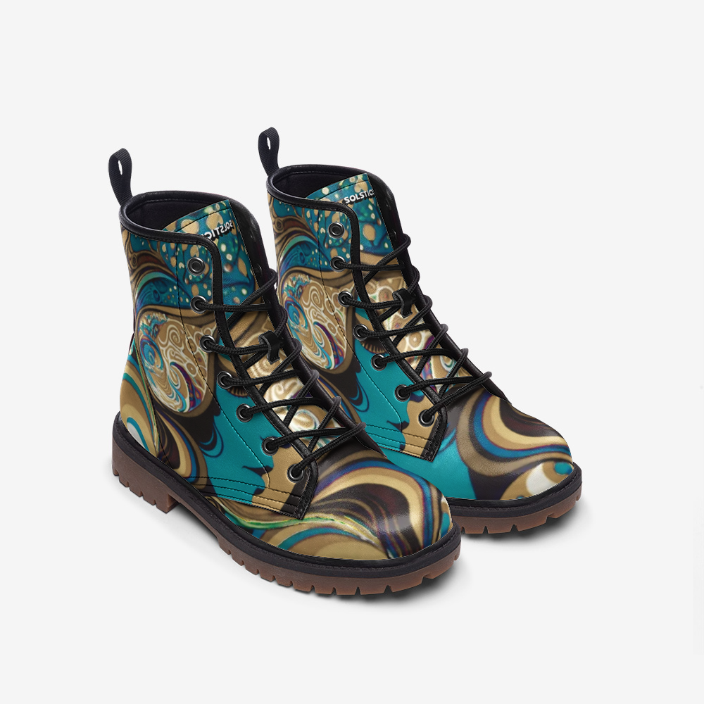 Solstice Pop Art 1 Casual Leather Lightweight boots MT
