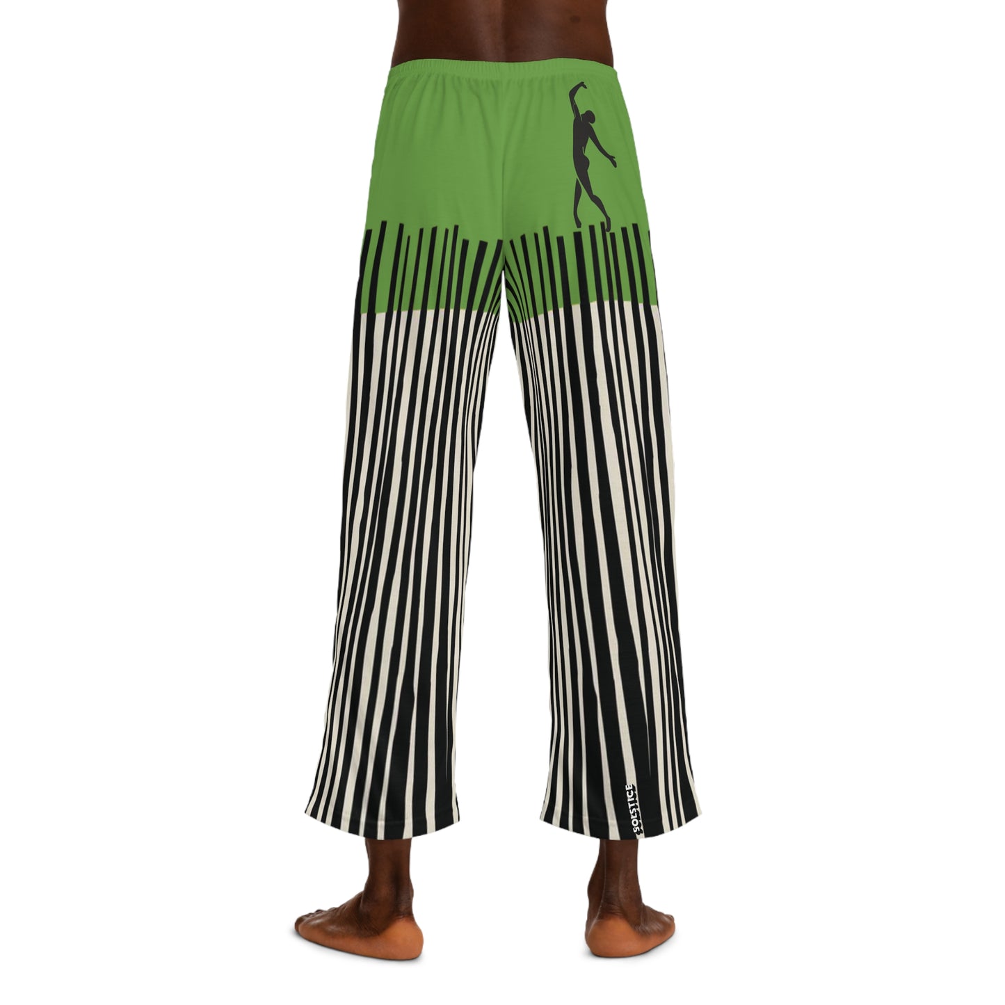 SOLSTICE Bamboo Men's Pajama Green Pants (AOP)