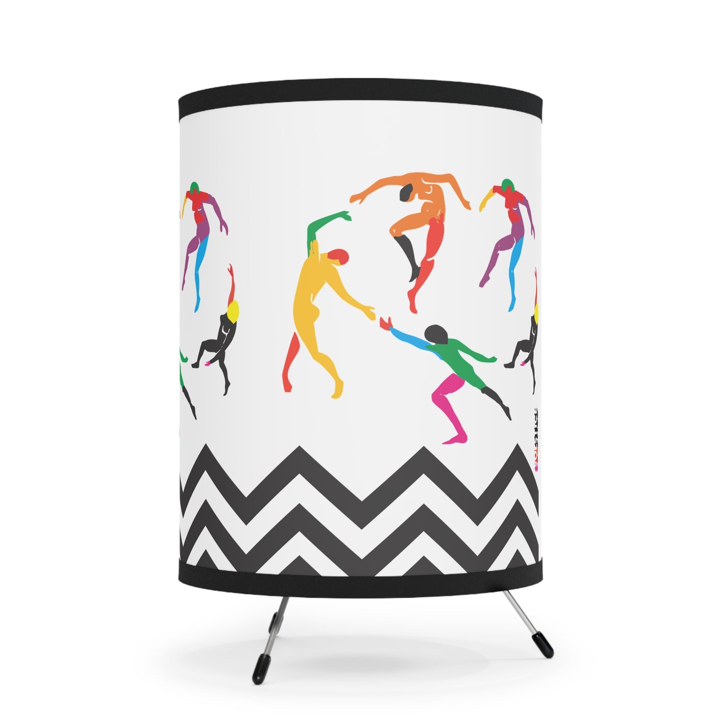Tripod Lamp SOLSTICE with High-Res Printed Shade, US\CA plug