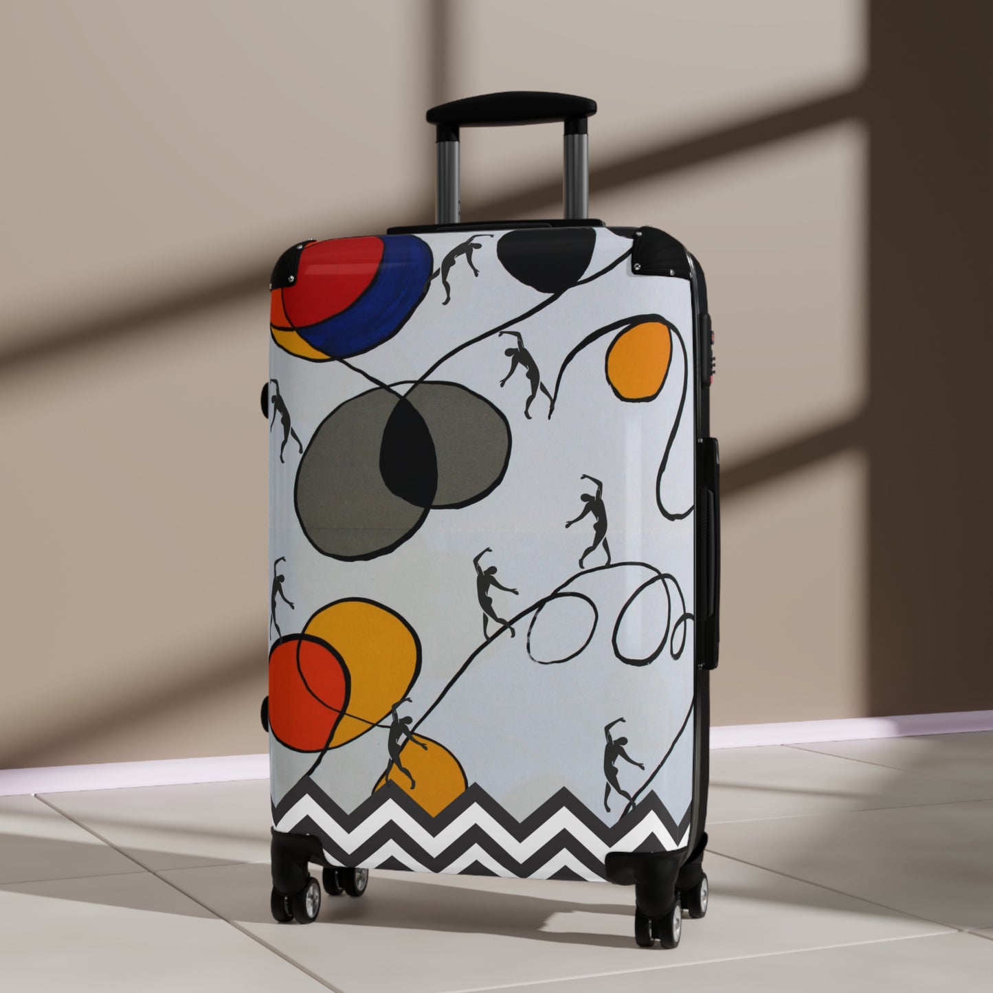 SOLSTICE Calder and Matisse dancers Suitcase