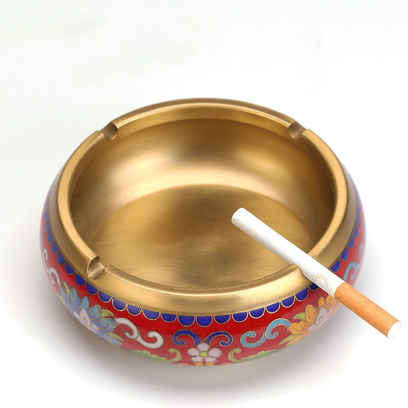 Pure Copper Ashtray Home Indoor Living Room Office Creative