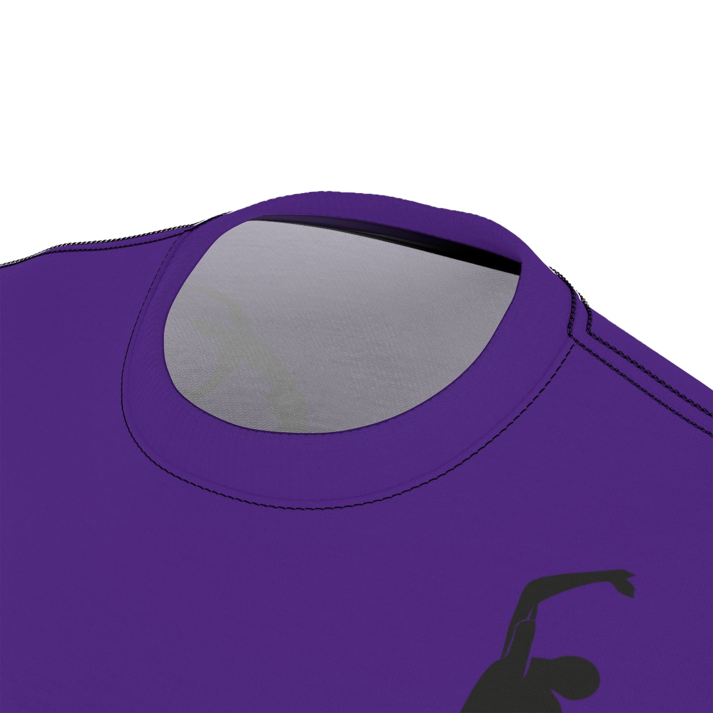 SOLSTICE Bamboo purple Unisex Cut & Sew Tee (AOP)