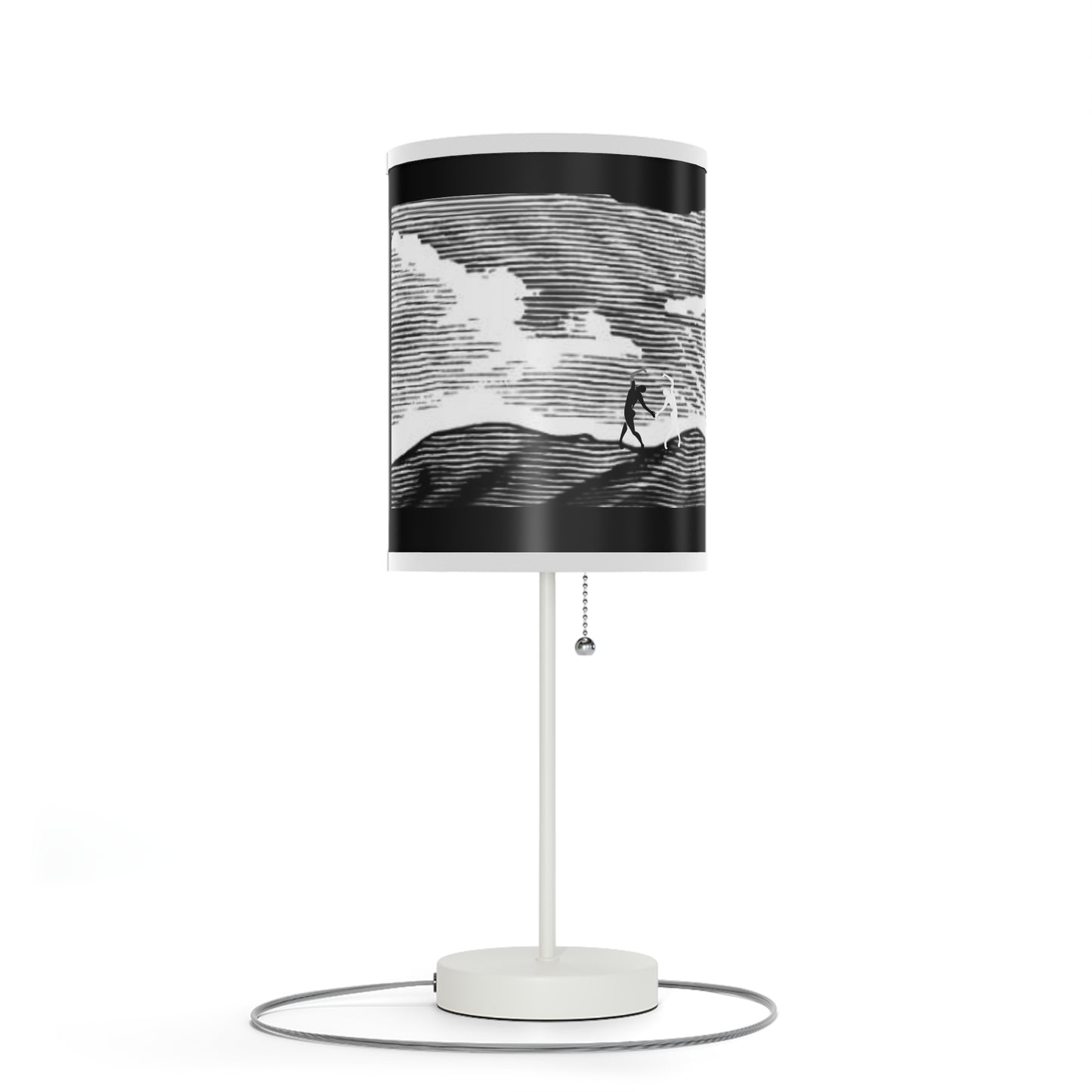 Solstice Engraved Sunrise Lamp on a Stand, US|CA plug