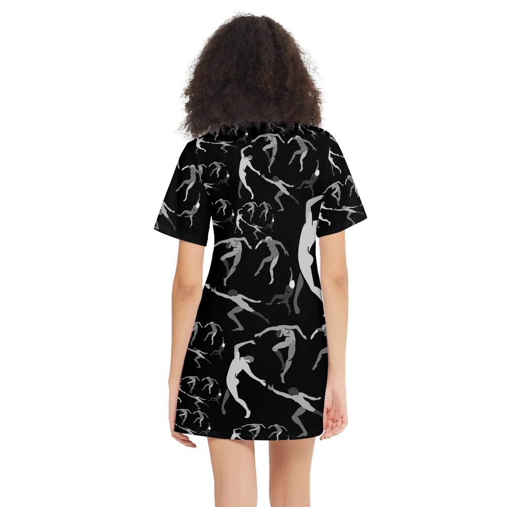 Women's SOLSTICE Short-Sleeve T-Shirt Dress-Heavyweight 225g