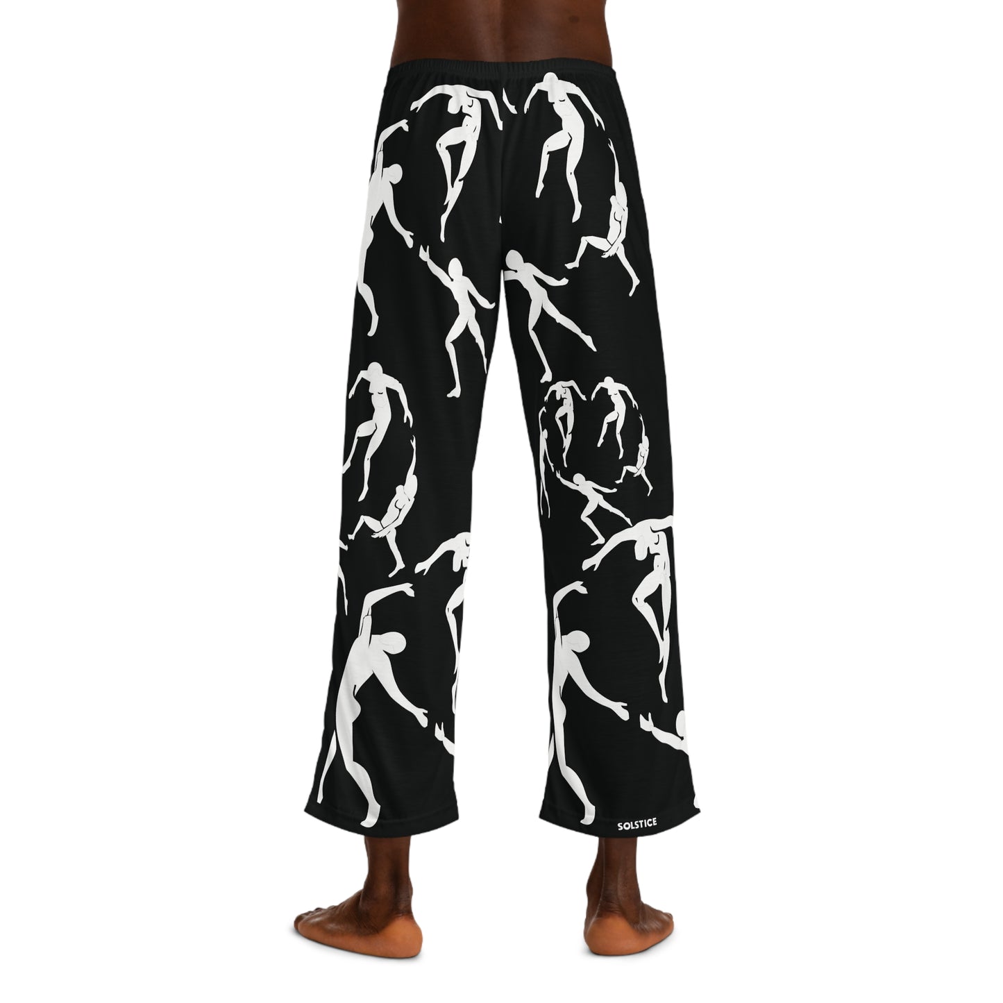 SOLSTICE Matisse Men's black Pajama Pants (AOP)