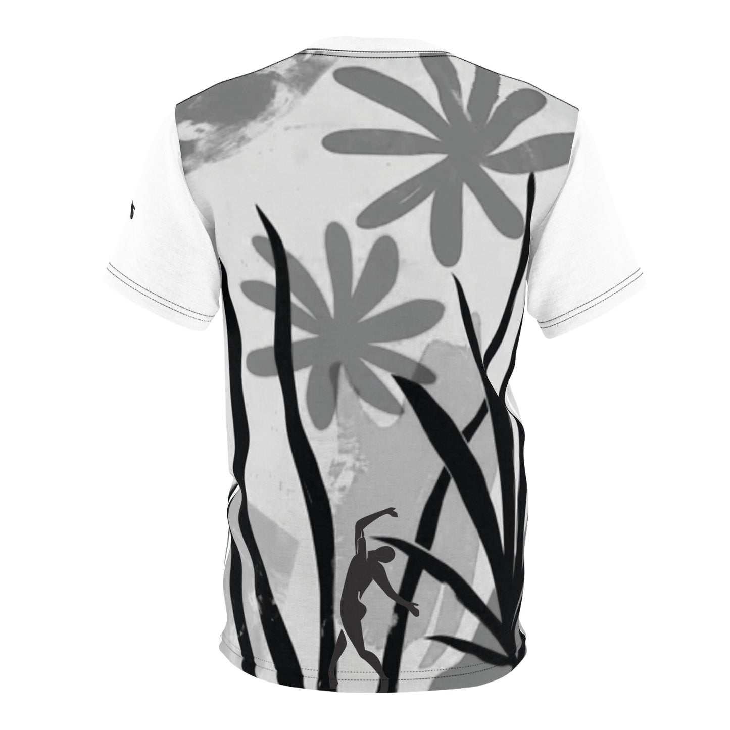 SOLSTICE Bamboo Unisex yellow Cut & Sew Tee (AOP)