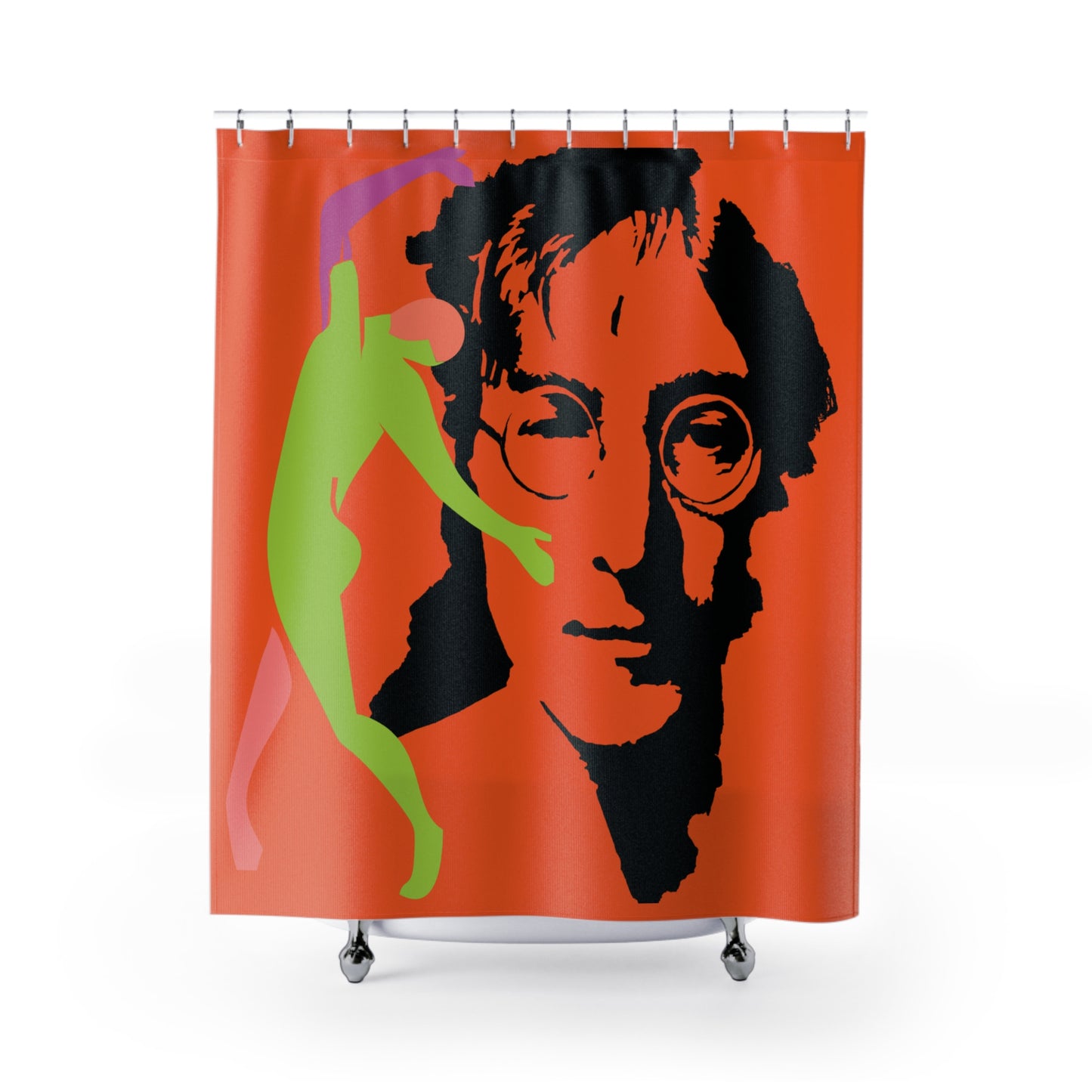 SOLSTICE Lennon Shower Curtain 6