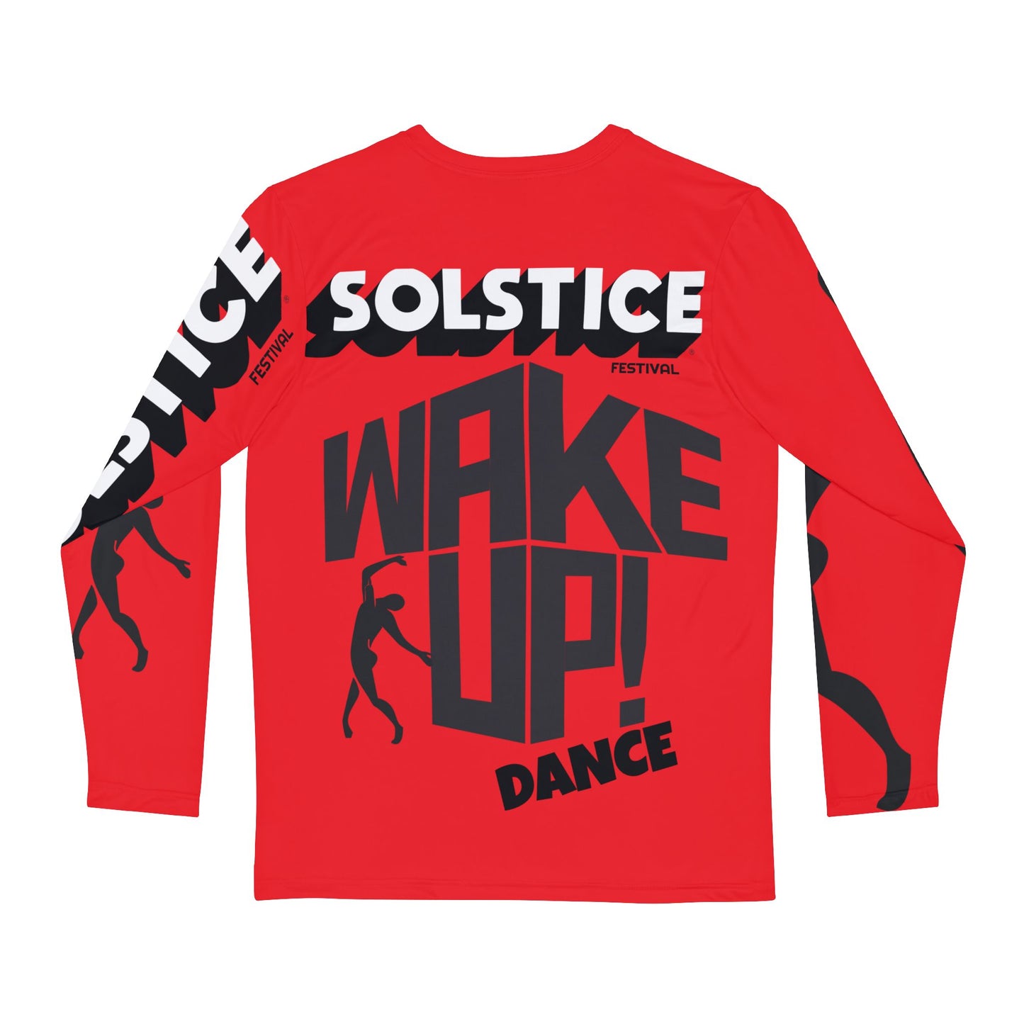 SOLSTICE Wake Up red Long Sleeve Shirt (AOP)