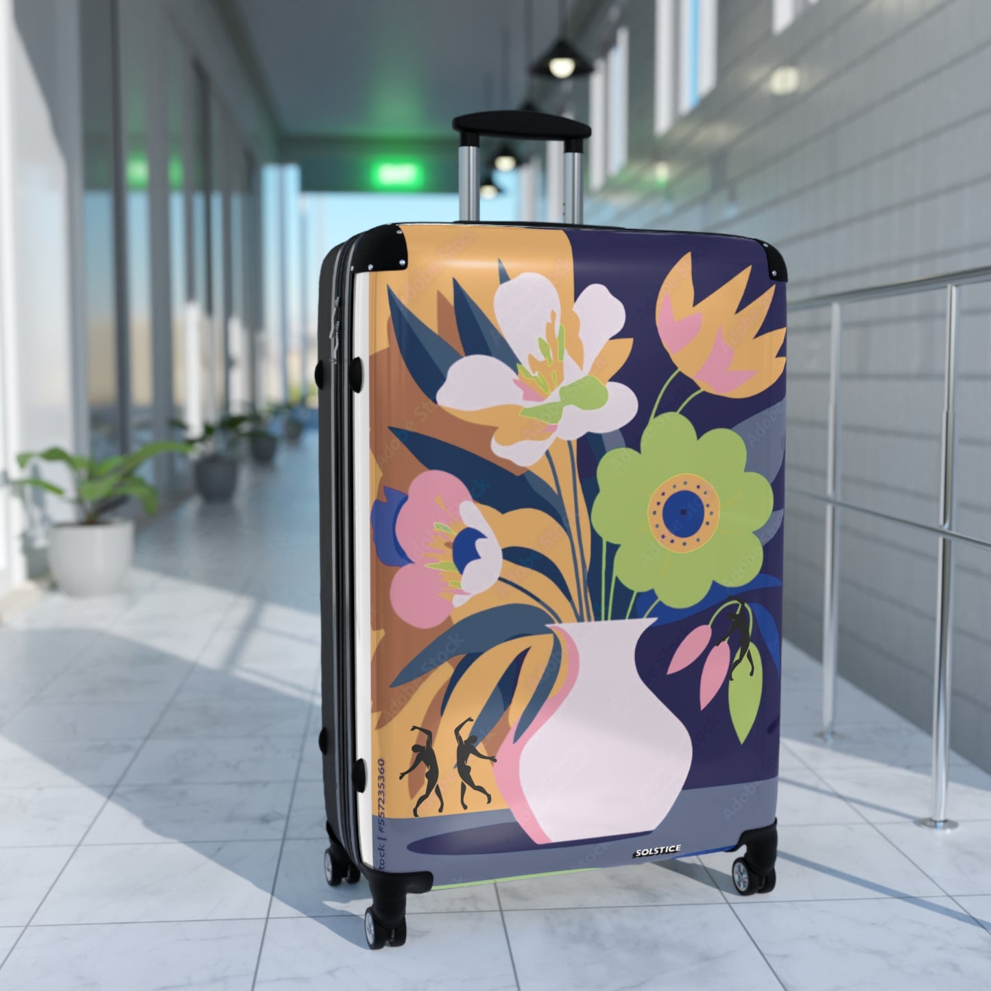 SOLSTICE Matisse Still life with flowers Suitcase