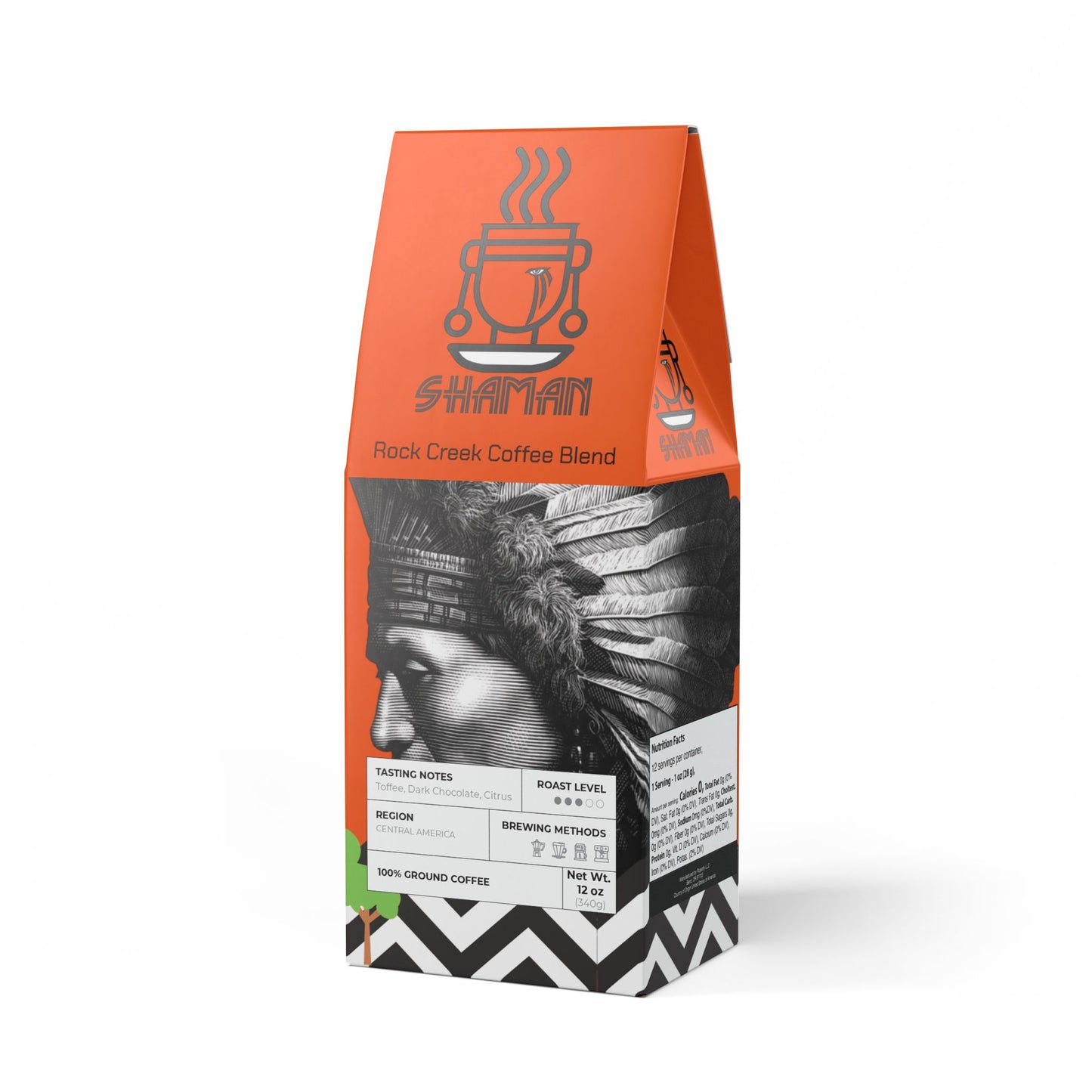 SHAMAN COFFEE, Rock Creek Coffee Blend (Medium Roast)