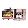 Multi-function Toaster Oven With Coffee Maker & Toast Grill & Hot Plate 3 in 1 Breakfast Maker