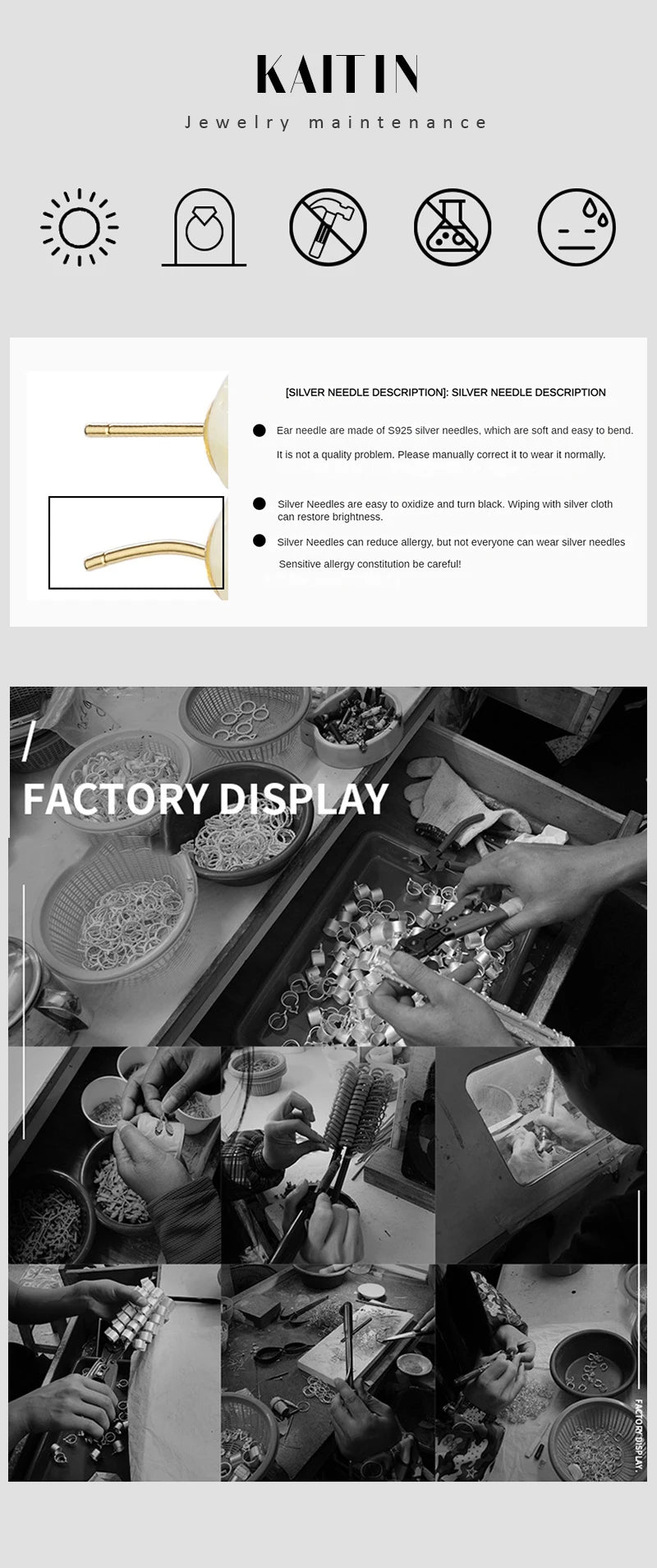 Vintage Silver Needle Drop Oil Love Earrings for Women Vintage Light Luxury Beads Tassel Drop Earring Luxury Designer Jewelry