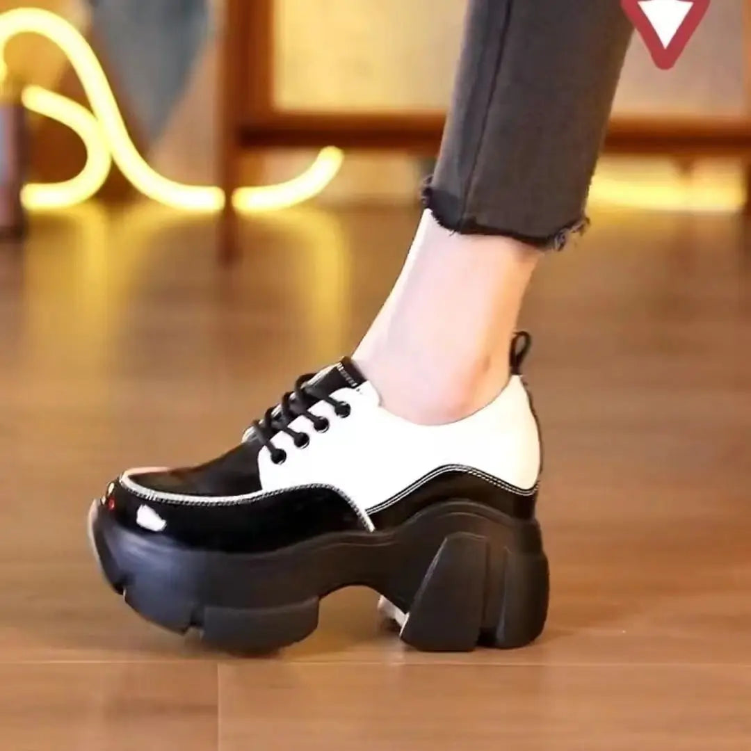 2023 Height Increasing Trend Clunky Casual Women's Sneaker Platform heels Shoes 8cm