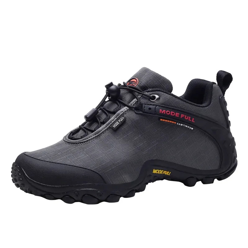 Outdoor Hiking Waterproof And Anti-Skid Thick Bottom Wear-Resistant And Breathable Ultra Light Cloth Mountaineering Shoes