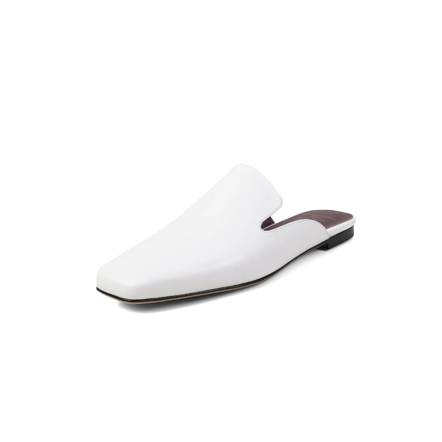 New Genuine Leather Kid Suede Flat Shoes Slippers Women Covered Toe Natural Leather Casual Slippers Female Daily Walk Slippers
