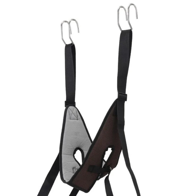 Neck Suspension Neck Stretching Device Cervical Traction Belt Strap Cervical Horizontal Bar Suspension Household Traction Belt