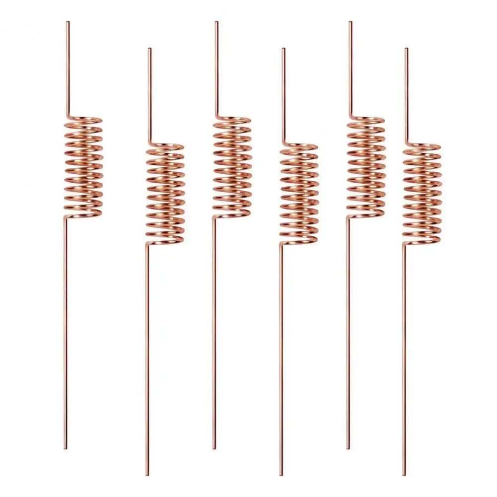 3/6 Pcs Copper Wire Coil For Gardening Electroculture Copper Antennas Stakes Spiral Copper Coil Stakes For Indoor Outdoor Plants