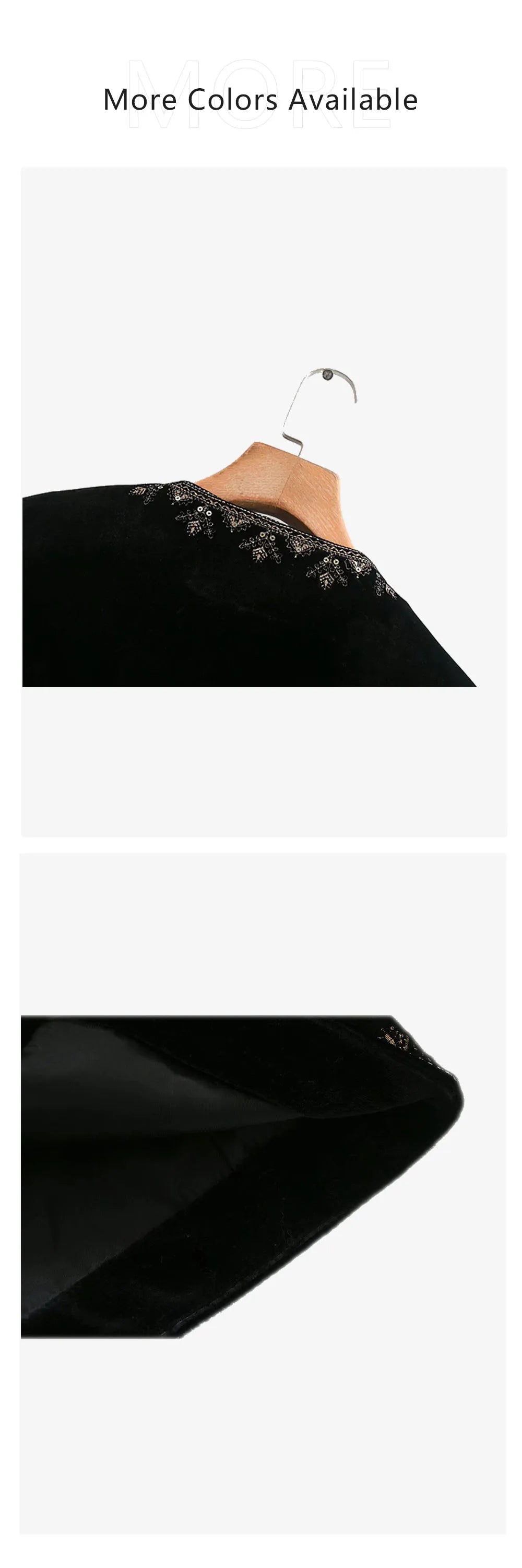 2025 Zarb Spring/Summer New Women's Fashion and Versatile Slim Fit Trendy Palace Embroidered Velvet Coat