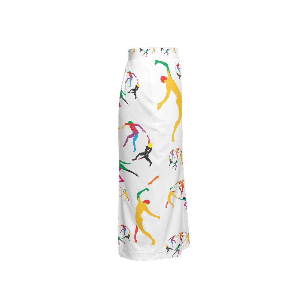Women's SOLSTICE Back Split Pencil Skirt-Heavy Knit