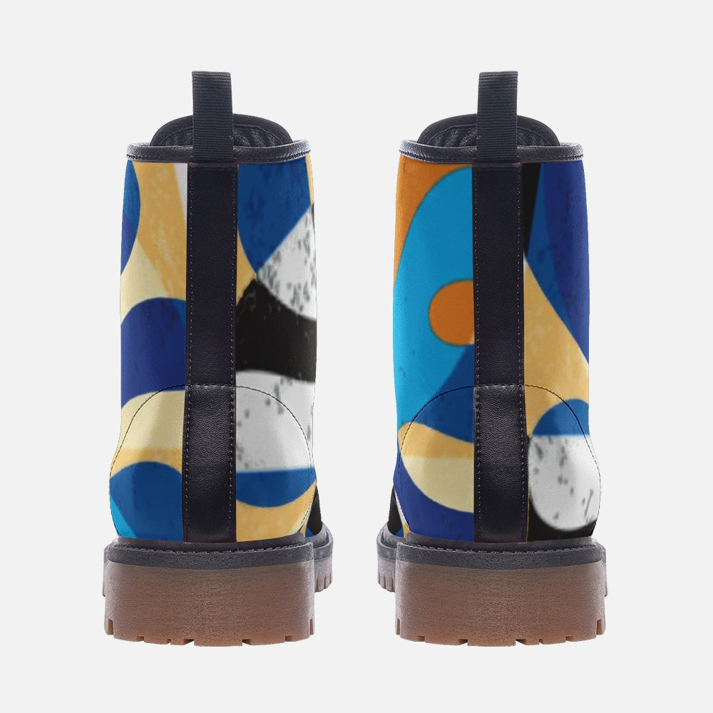 SOLSTICEMatisse abstract nature Casual Leather Lightweight boots MT