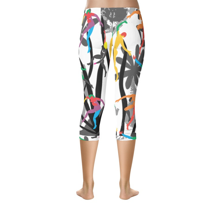 All-Over Print Capri Leggings
