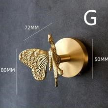 Retro Copper Punch-Free Animal Hook/ Nordic Light Luxury