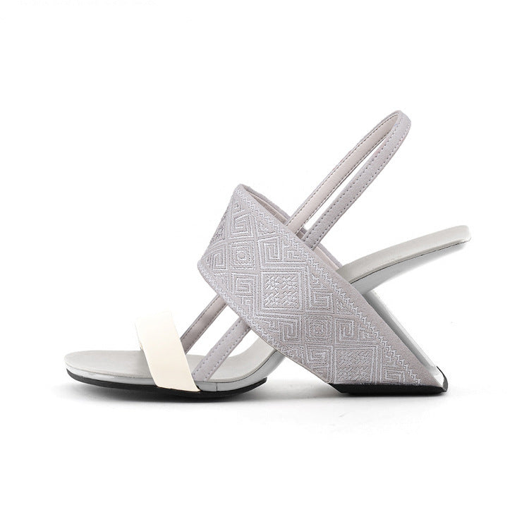 Luxury Ethnic Style Women's Shoes Embroidered Sandals