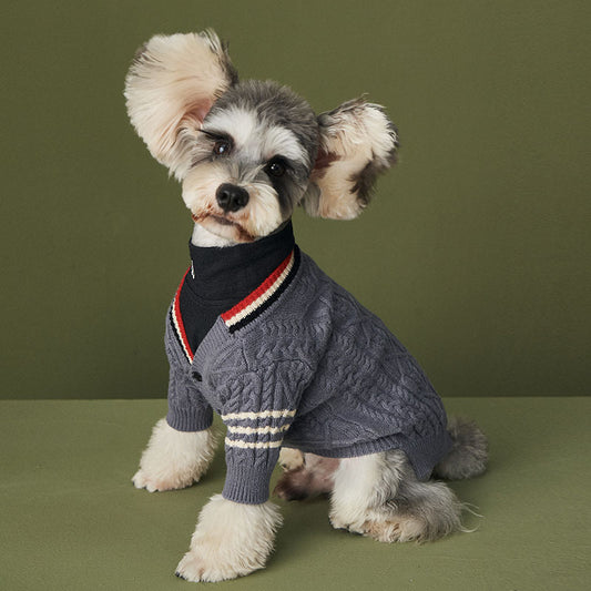 Luxury Dog Clothes Autumn And Winter Fashion Trendy Brand Sweater