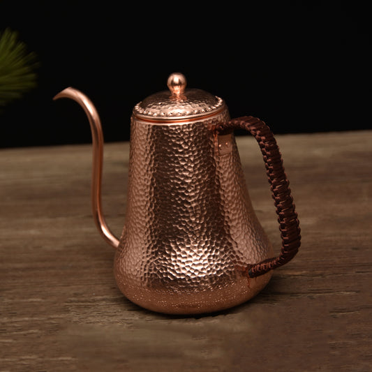 Hand Pounding Coffee Brewing Copper Pot