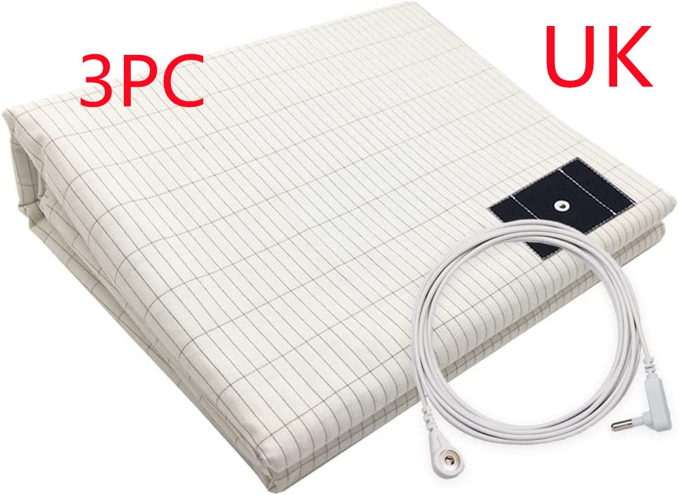 Sleep well, tangerine dreams with  Grounding Silver Cotton Bed Sheet Grounding Mat Anti-static Bed Sheet
