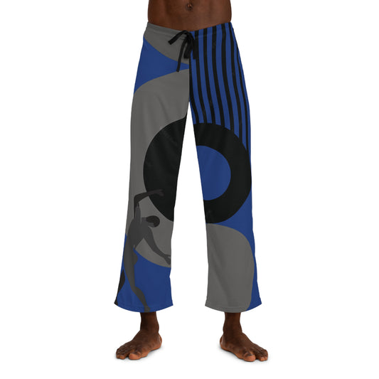 SOLSTICE Bauhaus Men's  dark blue Pajama Pants (AOP)